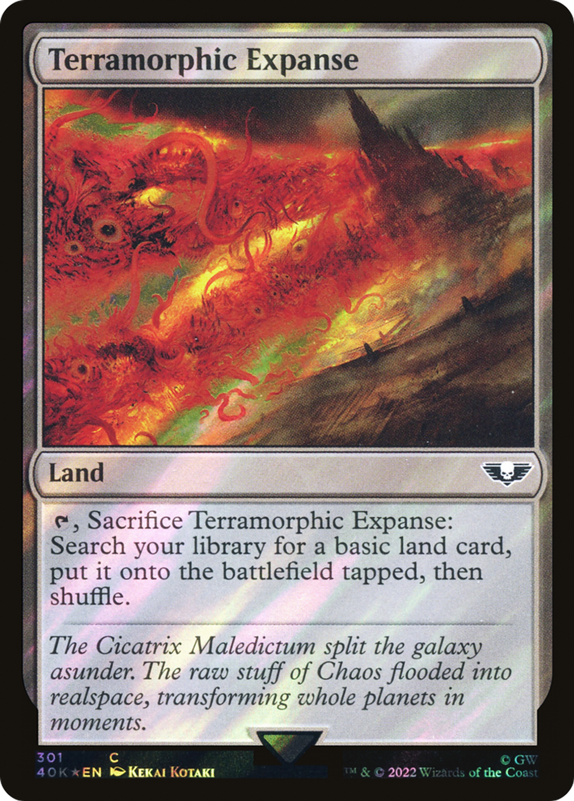 Immensité terramorphe — Warhammer 40,000 Commander — Magic: The Gathering