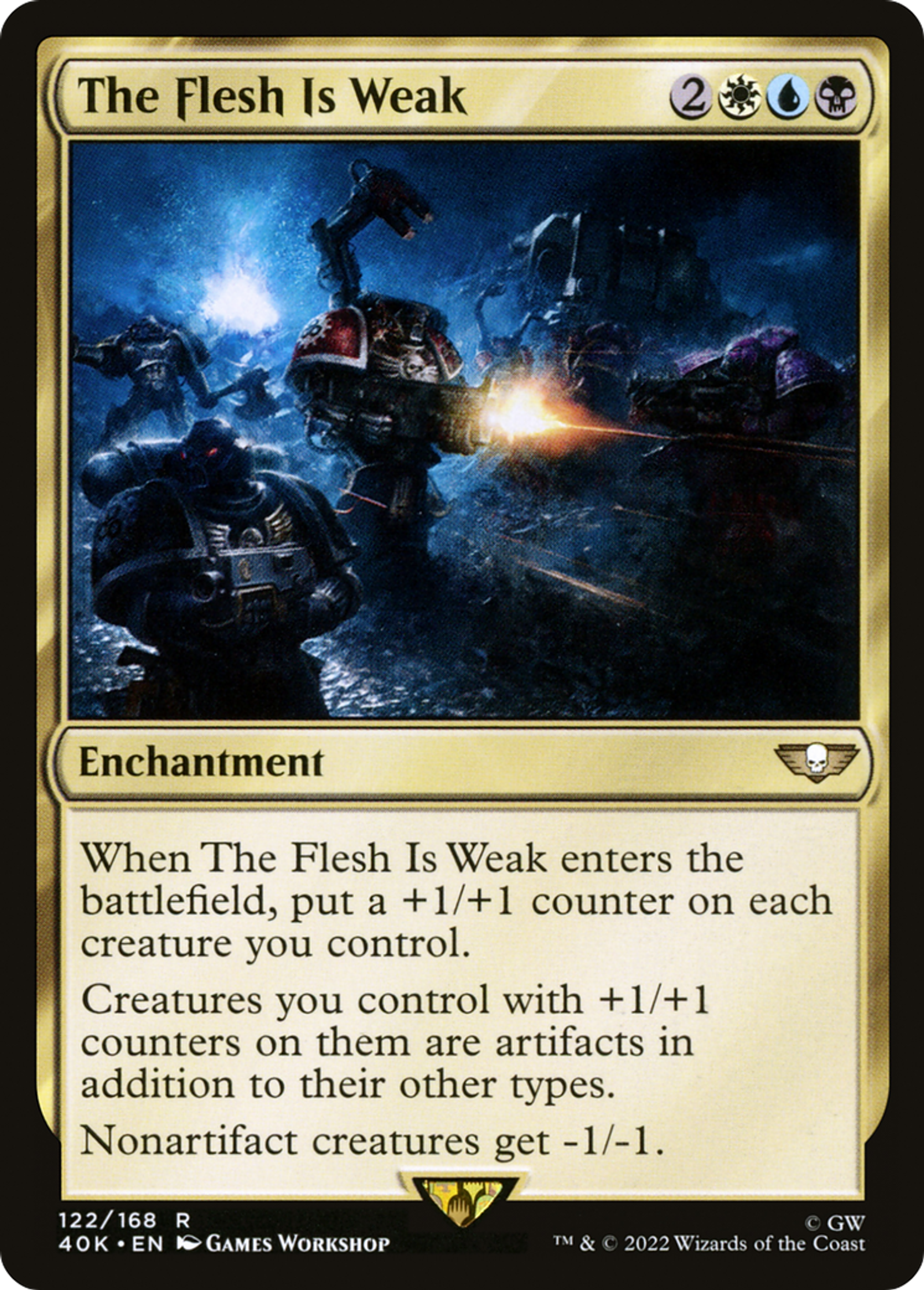 The Flesh Is Weak — Warhammer 40,000 Commander — Magic: The Gathering