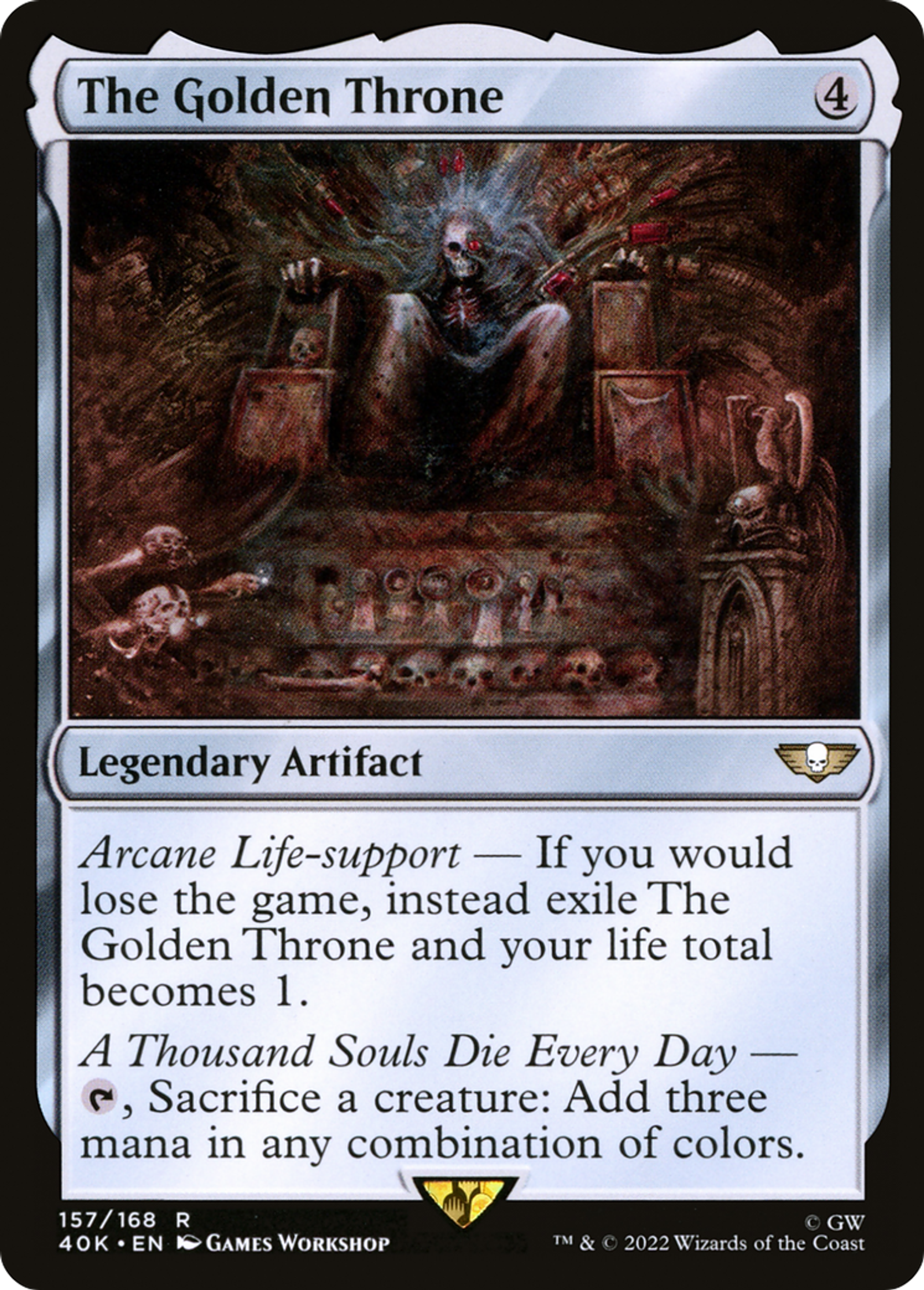 The Golden Throne — Warhammer 40,000 Commander — Magic: The Gathering