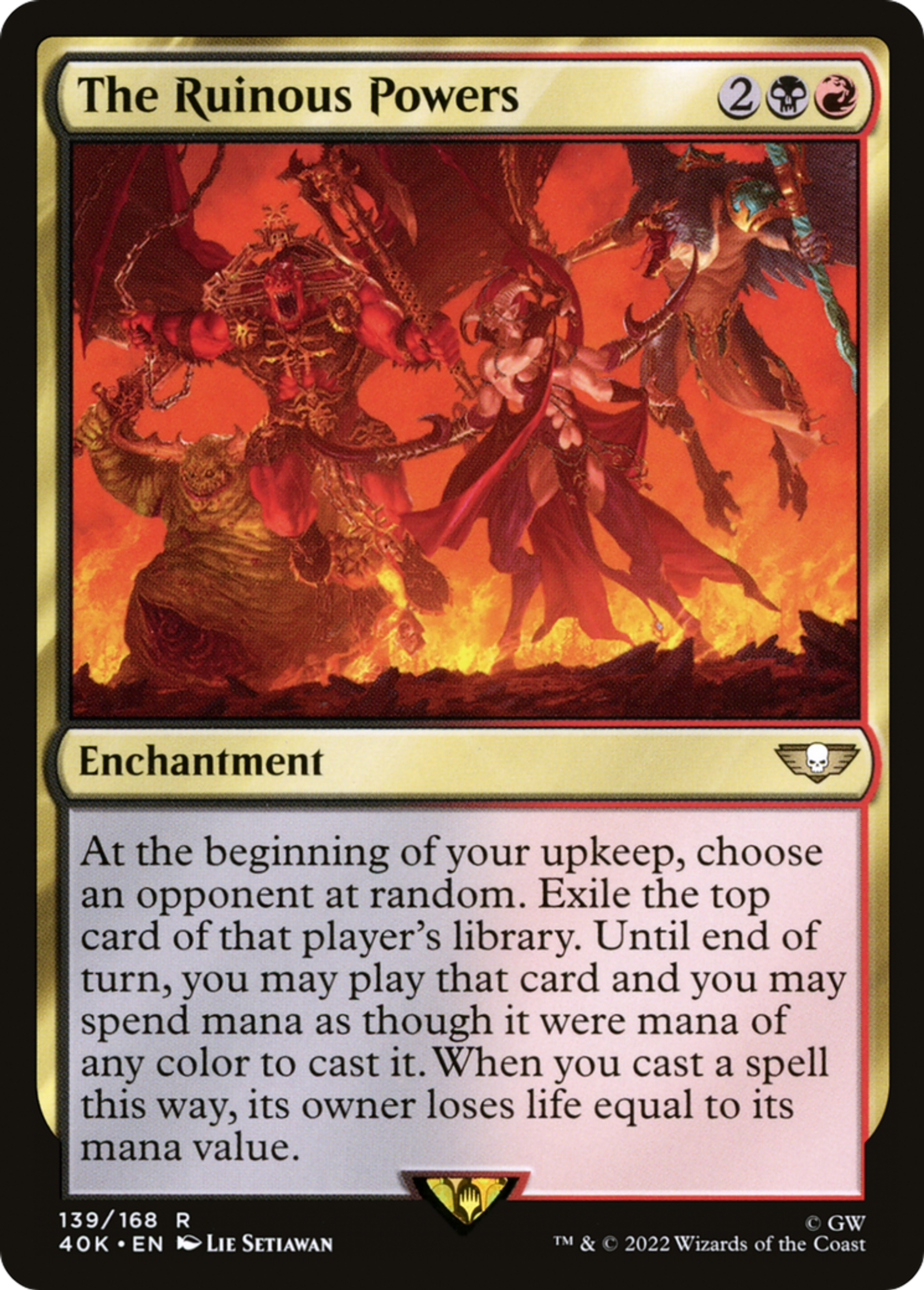 The Ruinous Powers — Warhammer 40,000 Commander — Magic: The Gathering