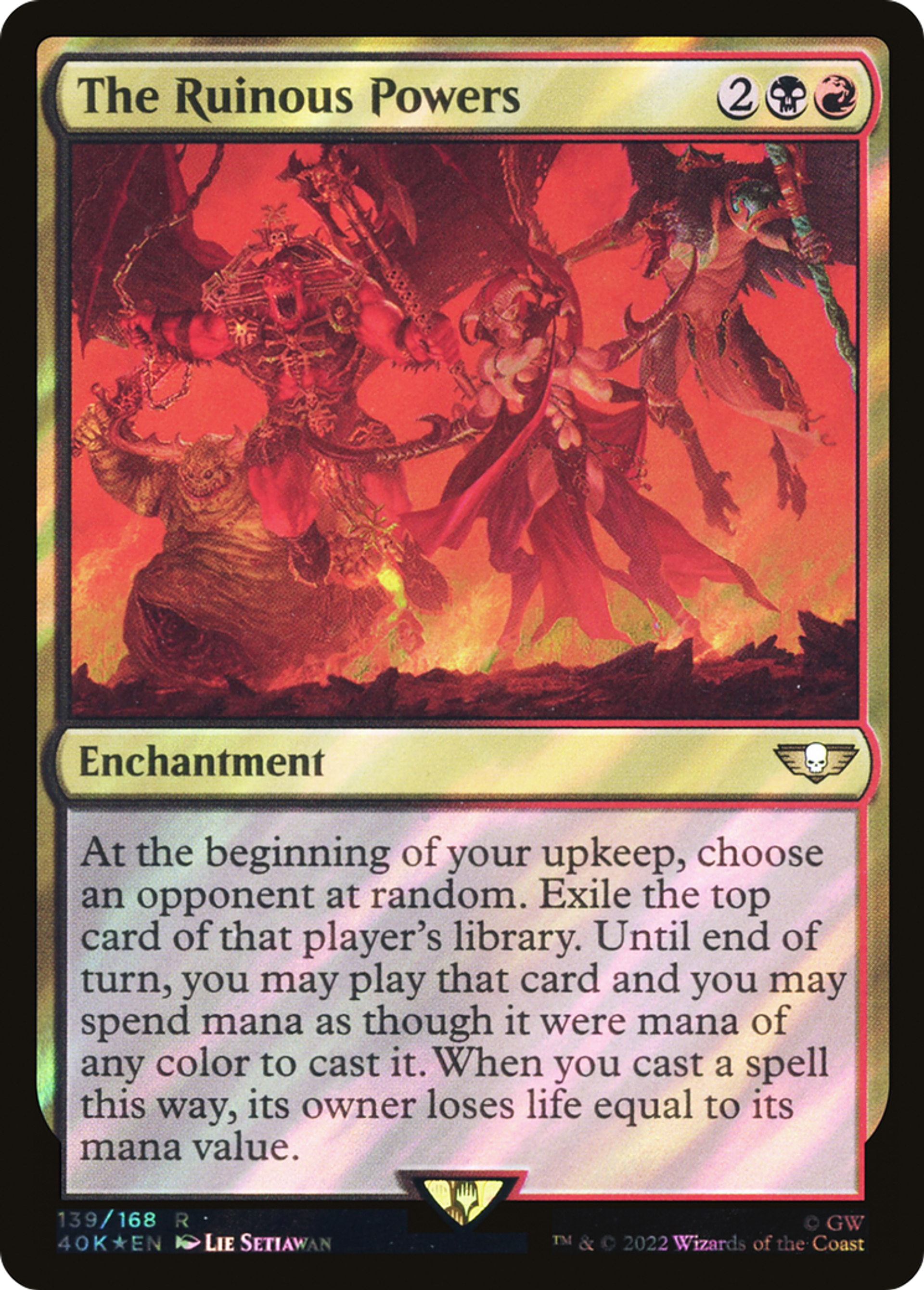 The Ruinous Powers — Warhammer 40,000 Commander — Magic: The Gathering
