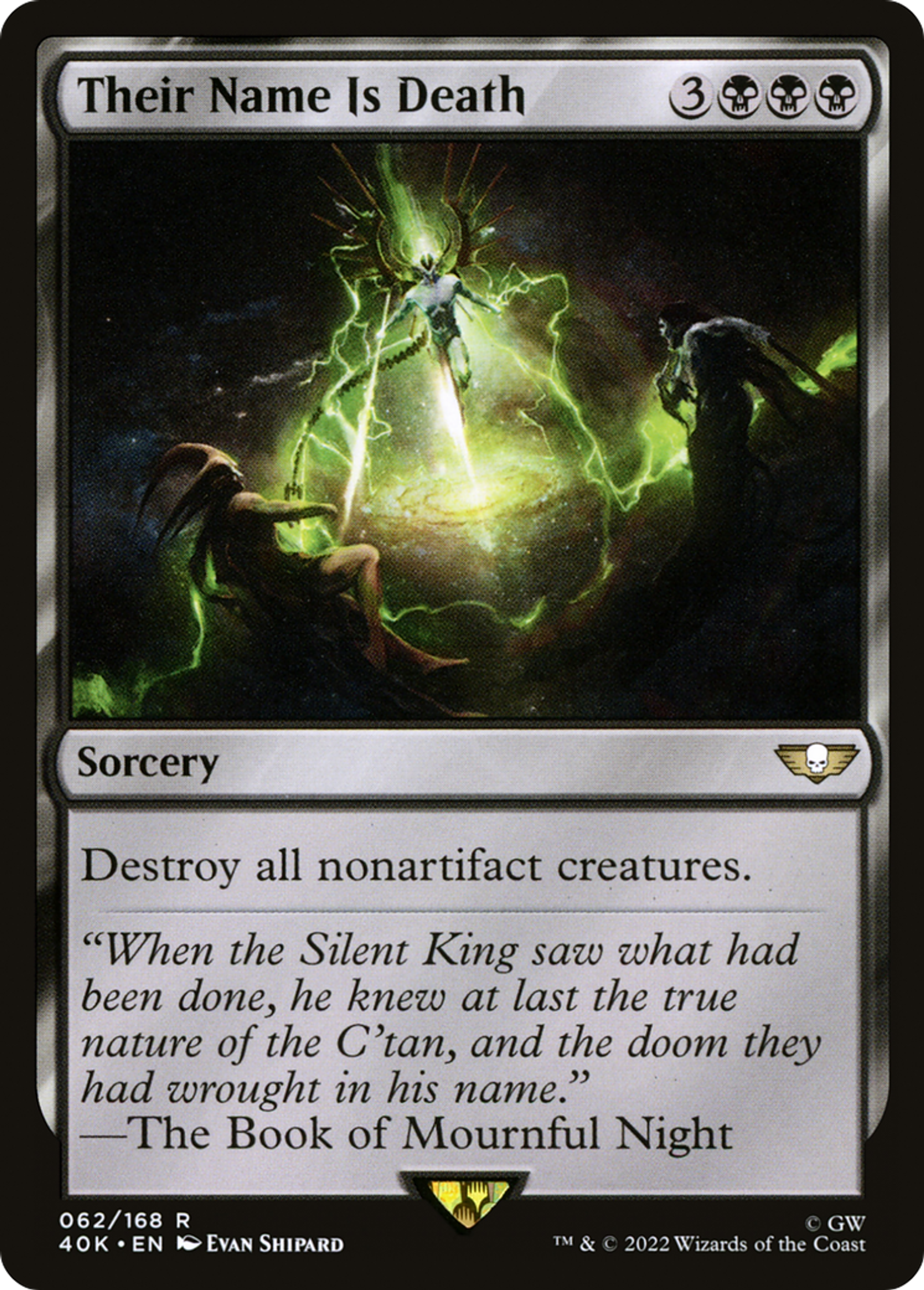 Their Name Is Death — Warhammer 40,000 Commander — Magic: The Gathering