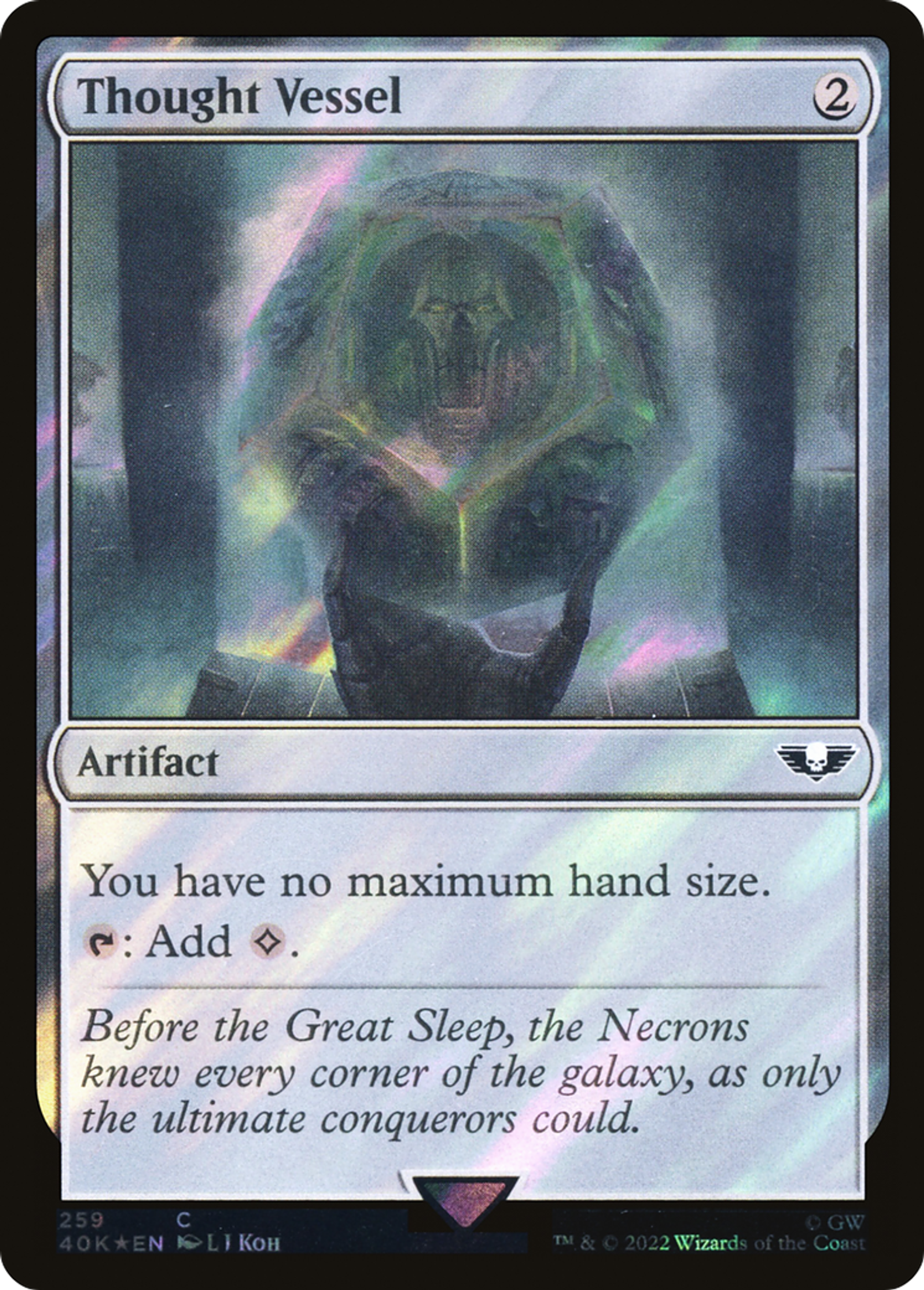 Urne de pensée — Warhammer 40,000 Commander — Magic: The Gathering