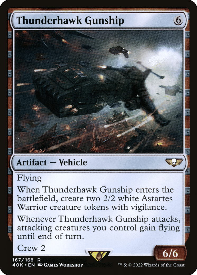 Thunderhawk Gunship — Warhammer 40,000 Commander — Magic: The Gathering