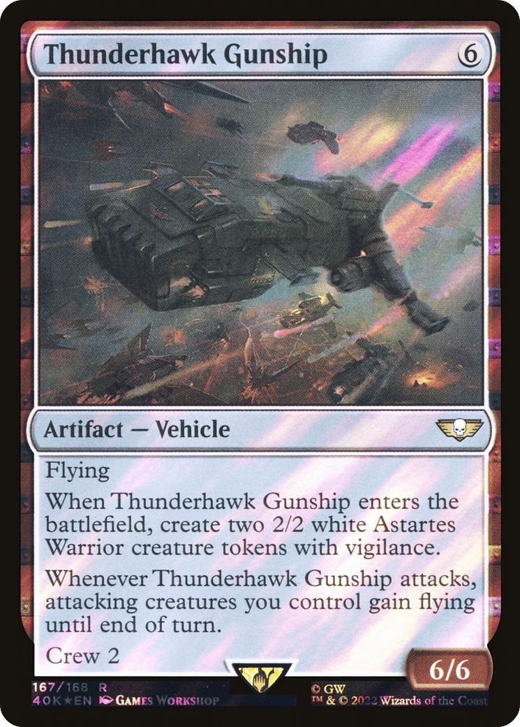 Thunderhawk Gunship — Warhammer 40,000 Commander — Magic: The Gathering