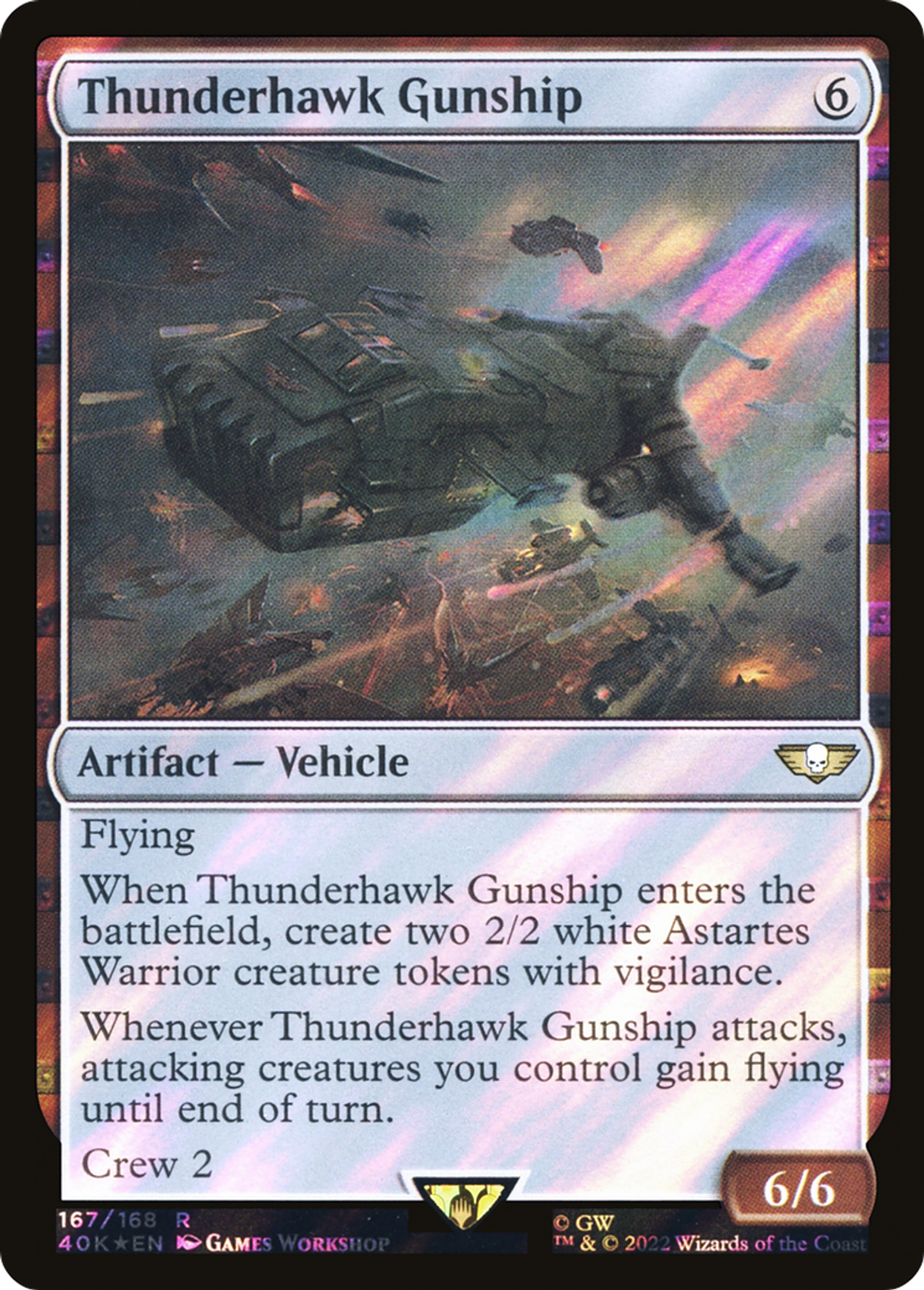 Thunderhawk Gunship — Warhammer 40,000 Commander — Magic: The Gathering