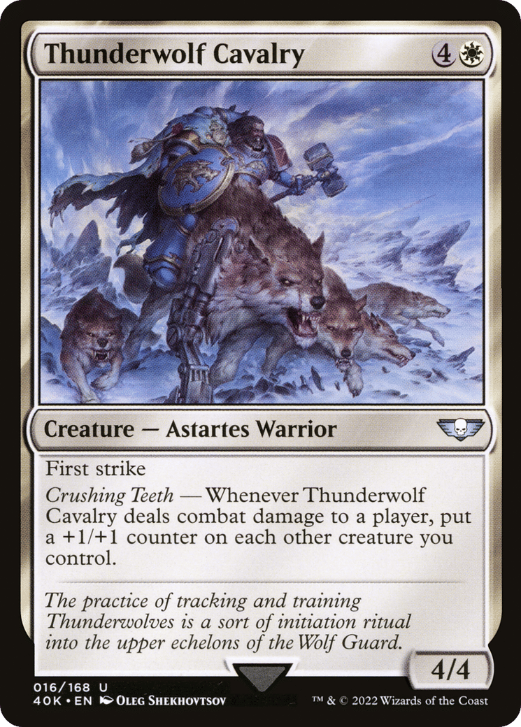 Thunderwolf Cavalry — Warhammer 40,000 Commander — Magic: The Gathering