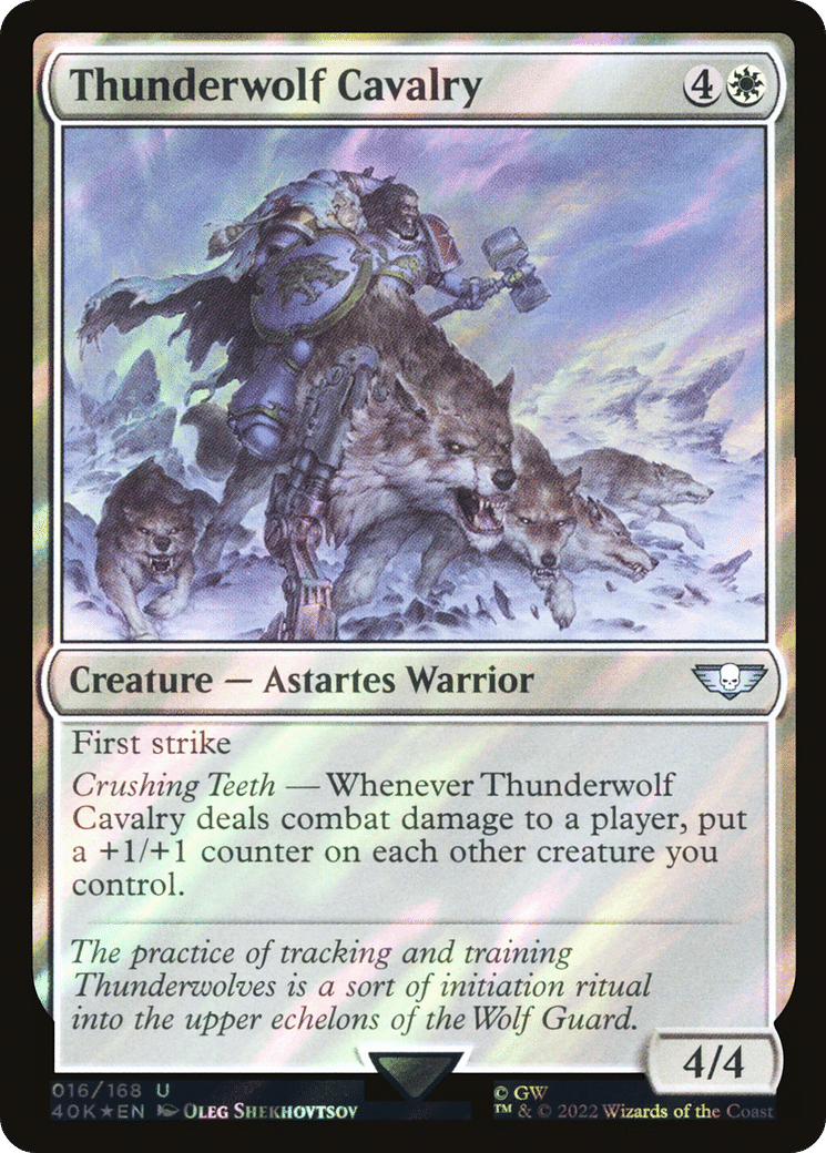 Thunderwolf Cavalry — Warhammer 40,000 Commander — Magic: The Gathering