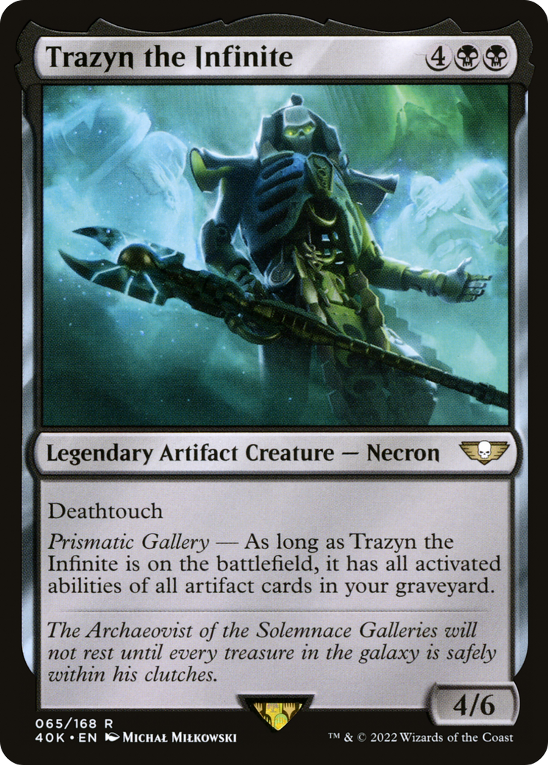 Trazyn the Infinite — Warhammer 40,000 Commander — Magic: The Gathering