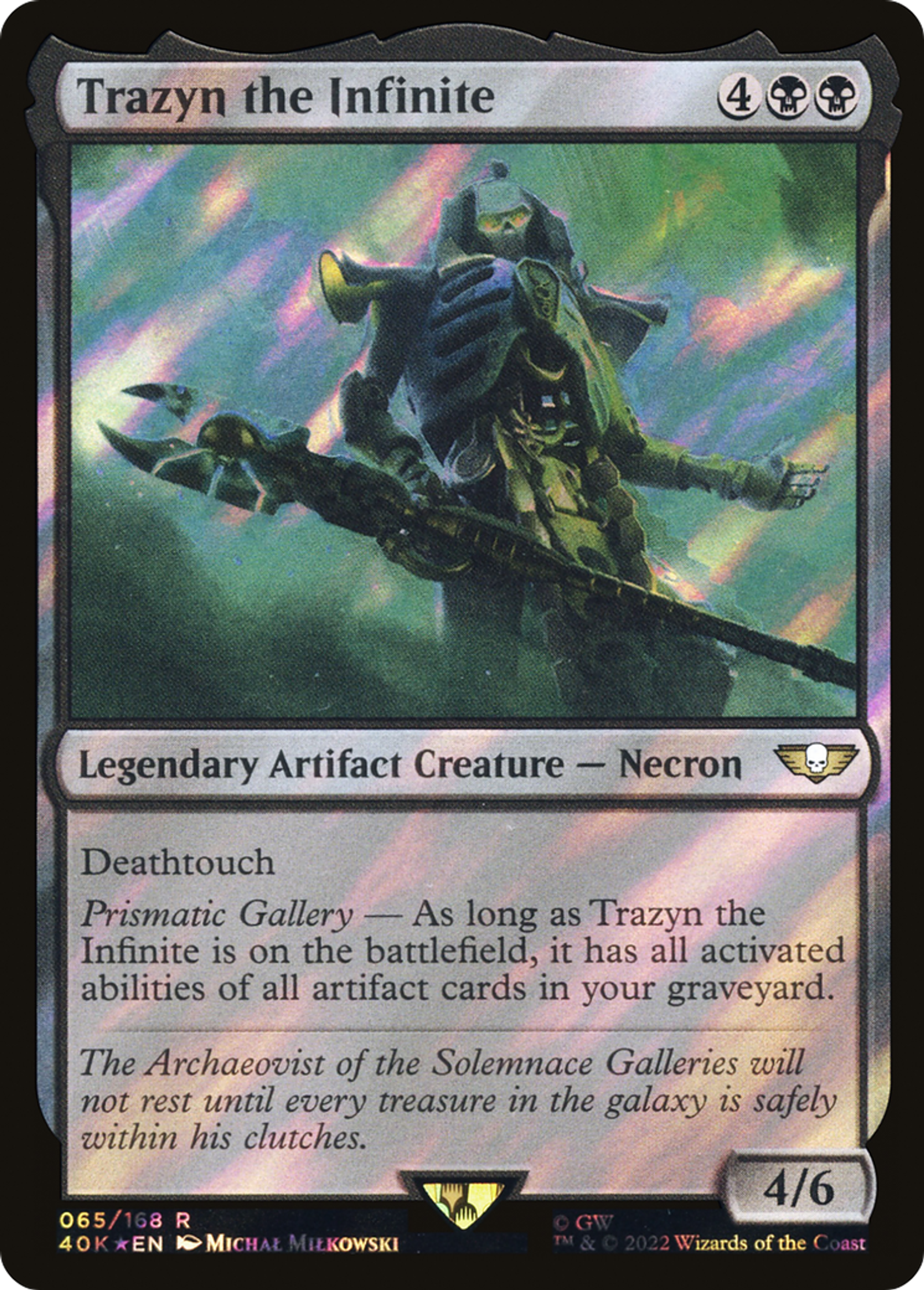 Trazyn the Infinite — Warhammer 40,000 Commander — Magic: The Gathering