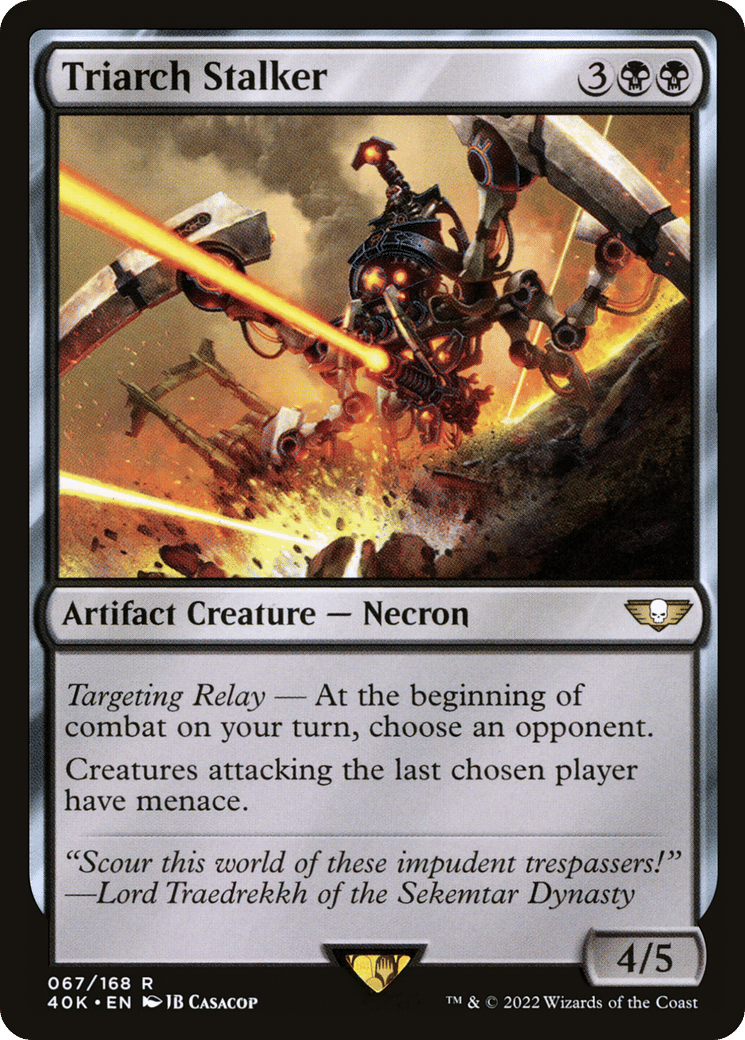 Triarch Stalker — Warhammer 40,000 Commander — Magic: The Gathering