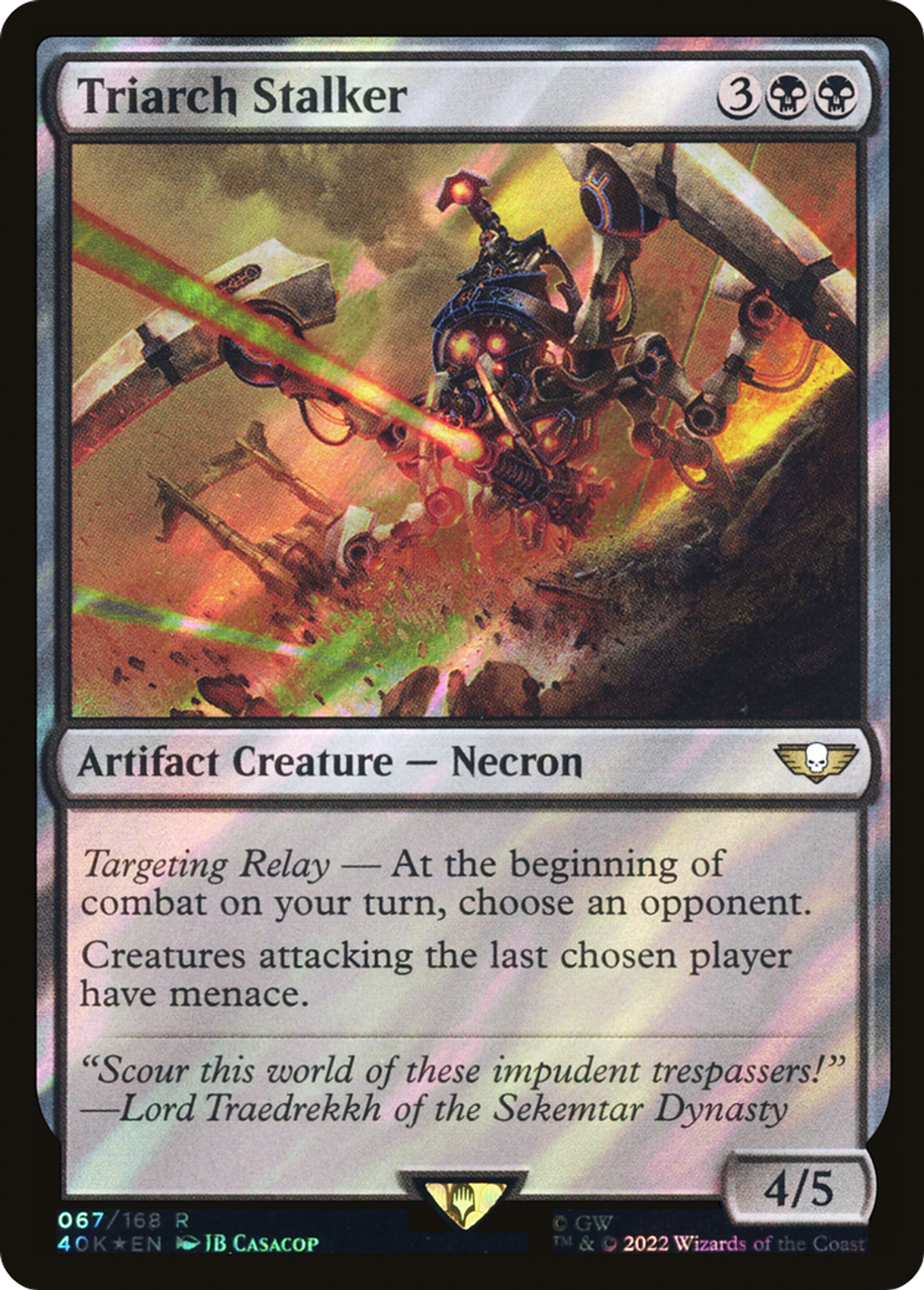 Triarch Stalker — Warhammer 40,000 Commander — Magic: The Gathering