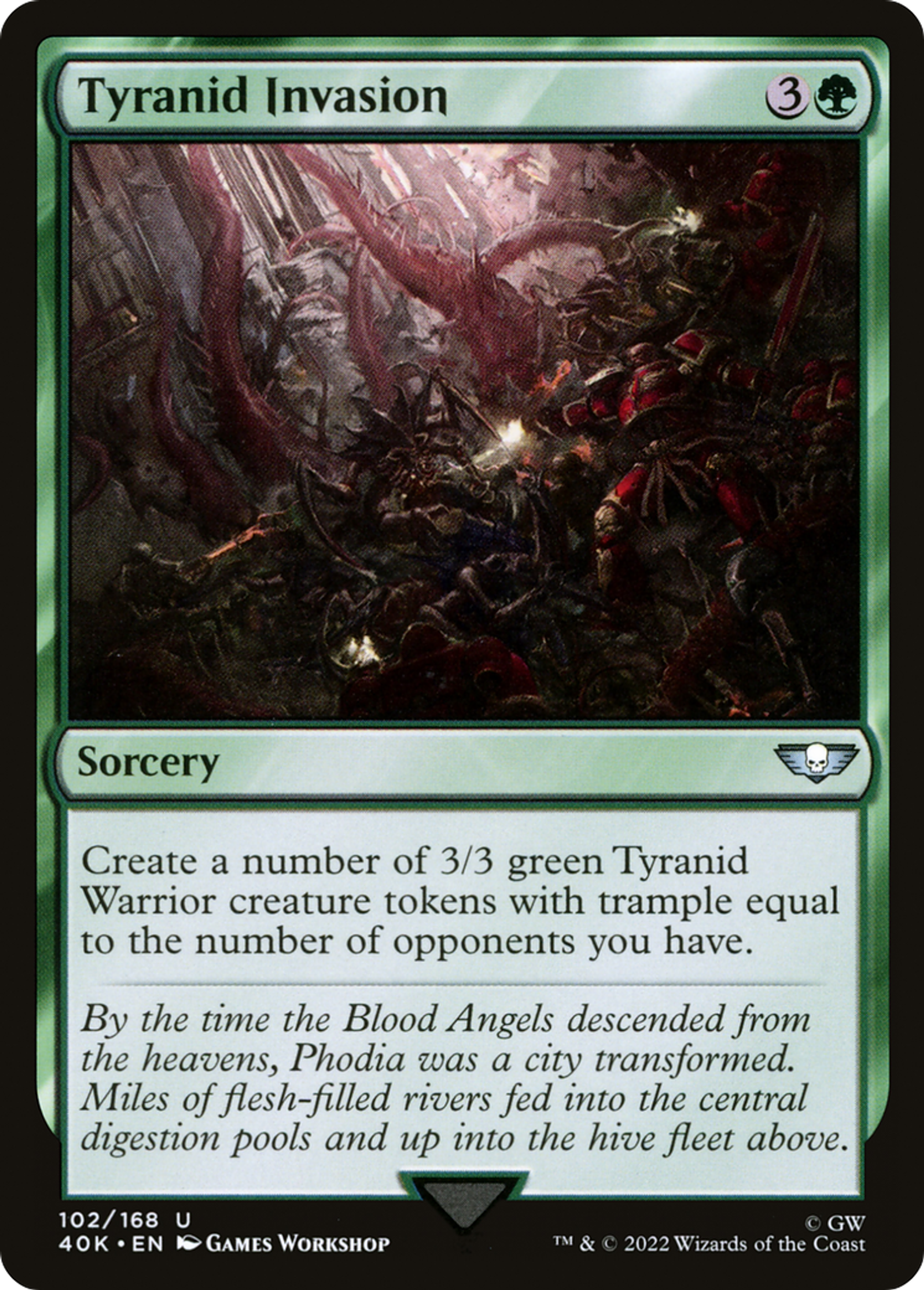 Tyranid Invasion — Warhammer 40,000 Commander — Magic: The Gathering