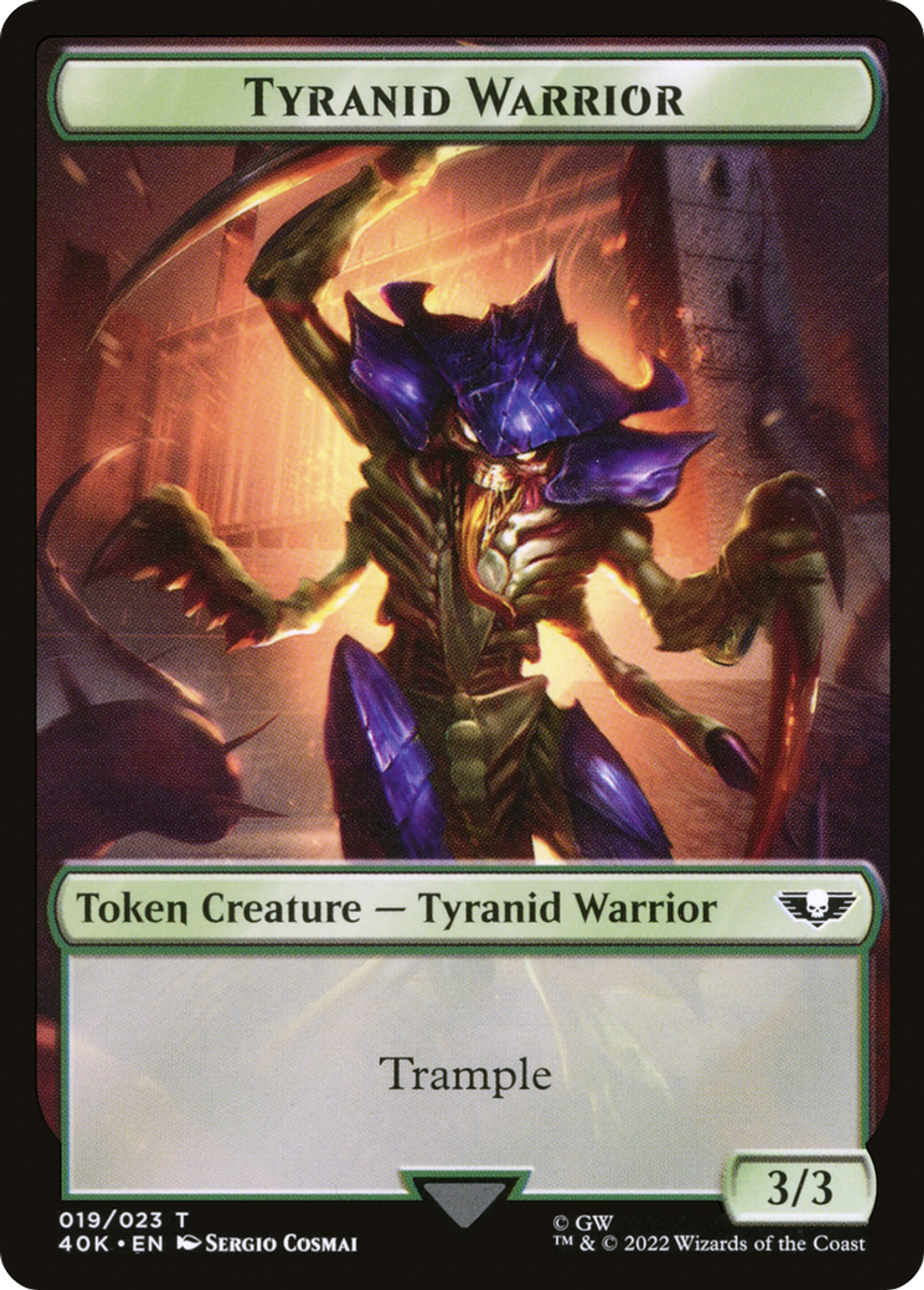Tyranid Warrior — Warhammer 40,000 Commander — Magic: The Gathering