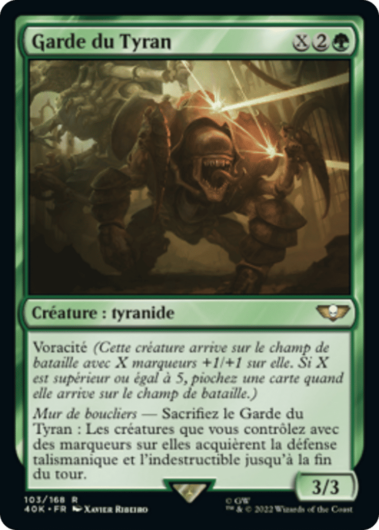 Garde du Tyran — Warhammer 40,000 Commander — Magic: The Gathering