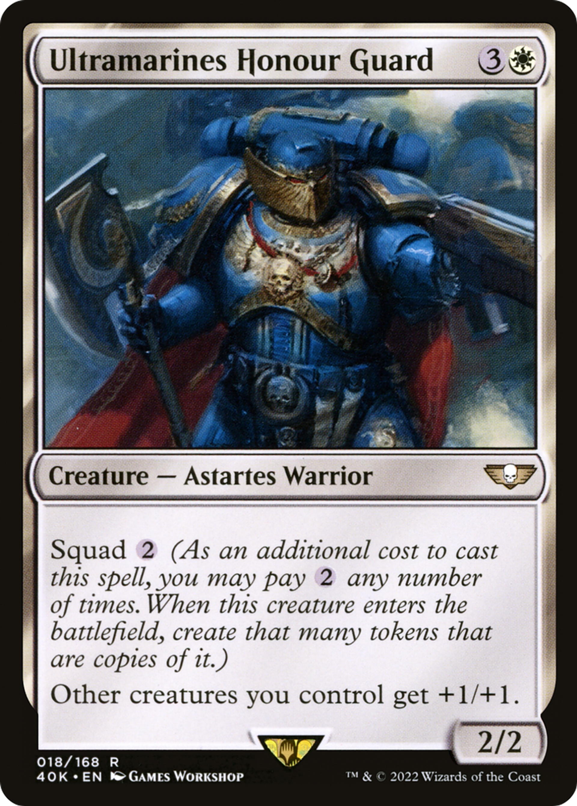 Ultramarines Honour Guard — Warhammer 40,000 Commander — Magic: The Gathering