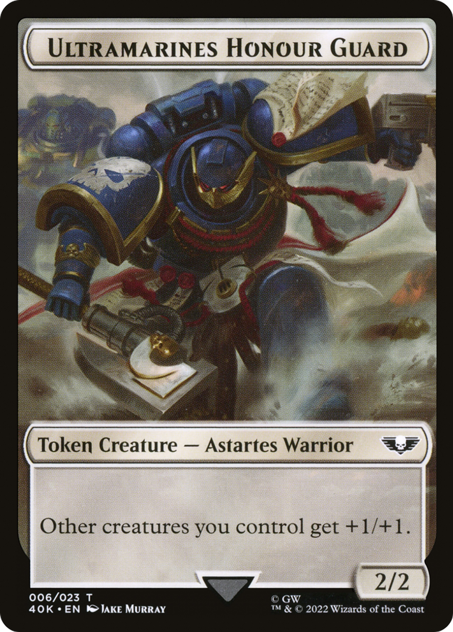 Ultramarines Honour Guard — Warhammer 40,000 Commander — Magic: The Gathering