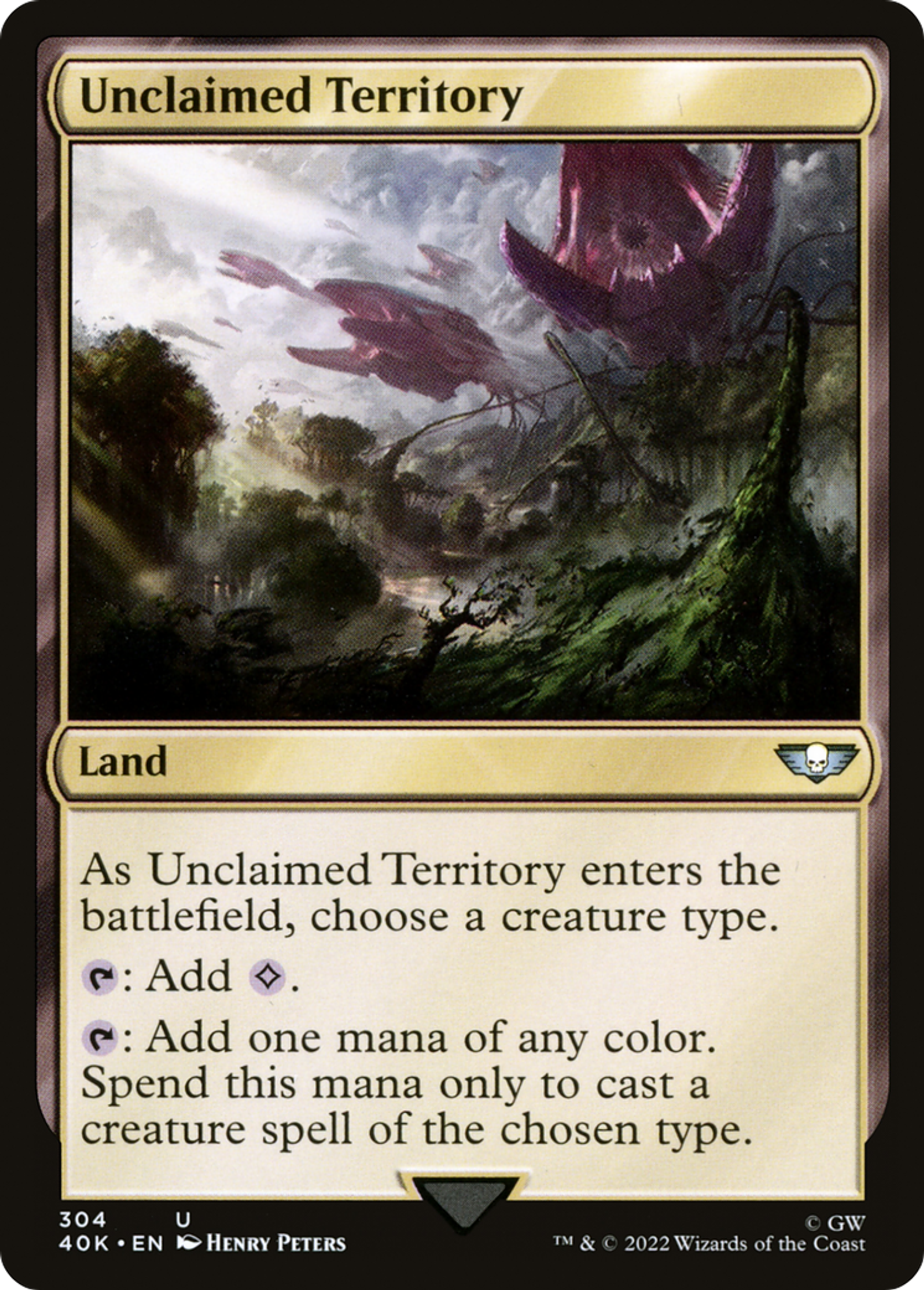 Terra nullius — Warhammer 40,000 Commander — Magic: The Gathering