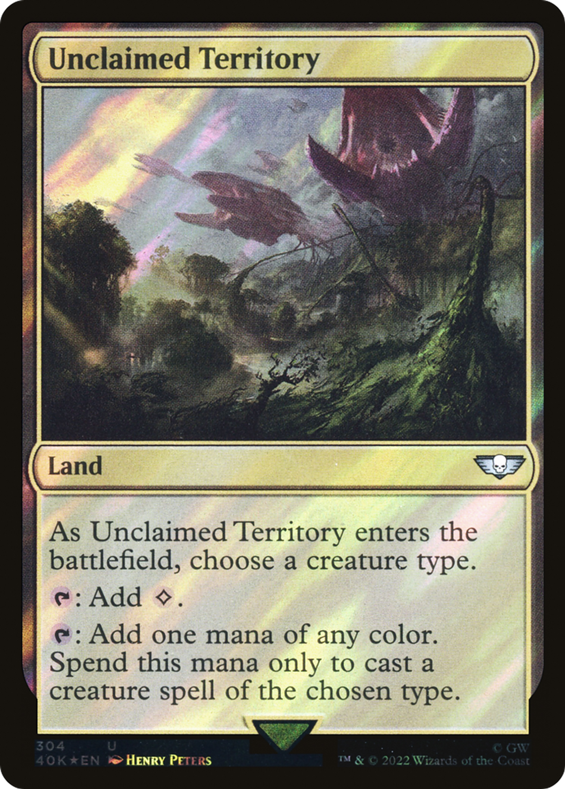 Terra nullius — Warhammer 40,000 Commander — Magic: The Gathering