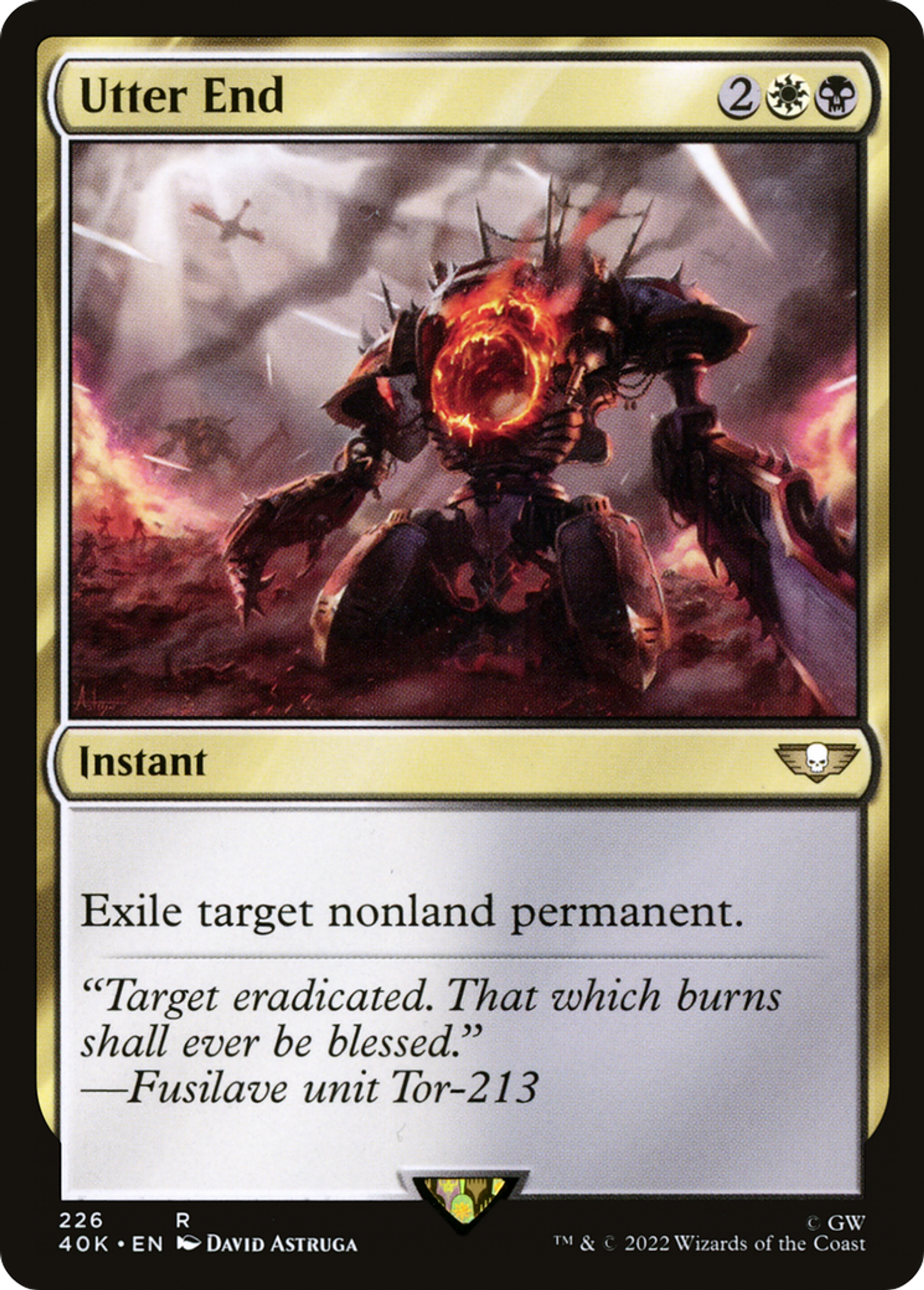 Destruction totale — Warhammer 40,000 Commander — Magic: The Gathering