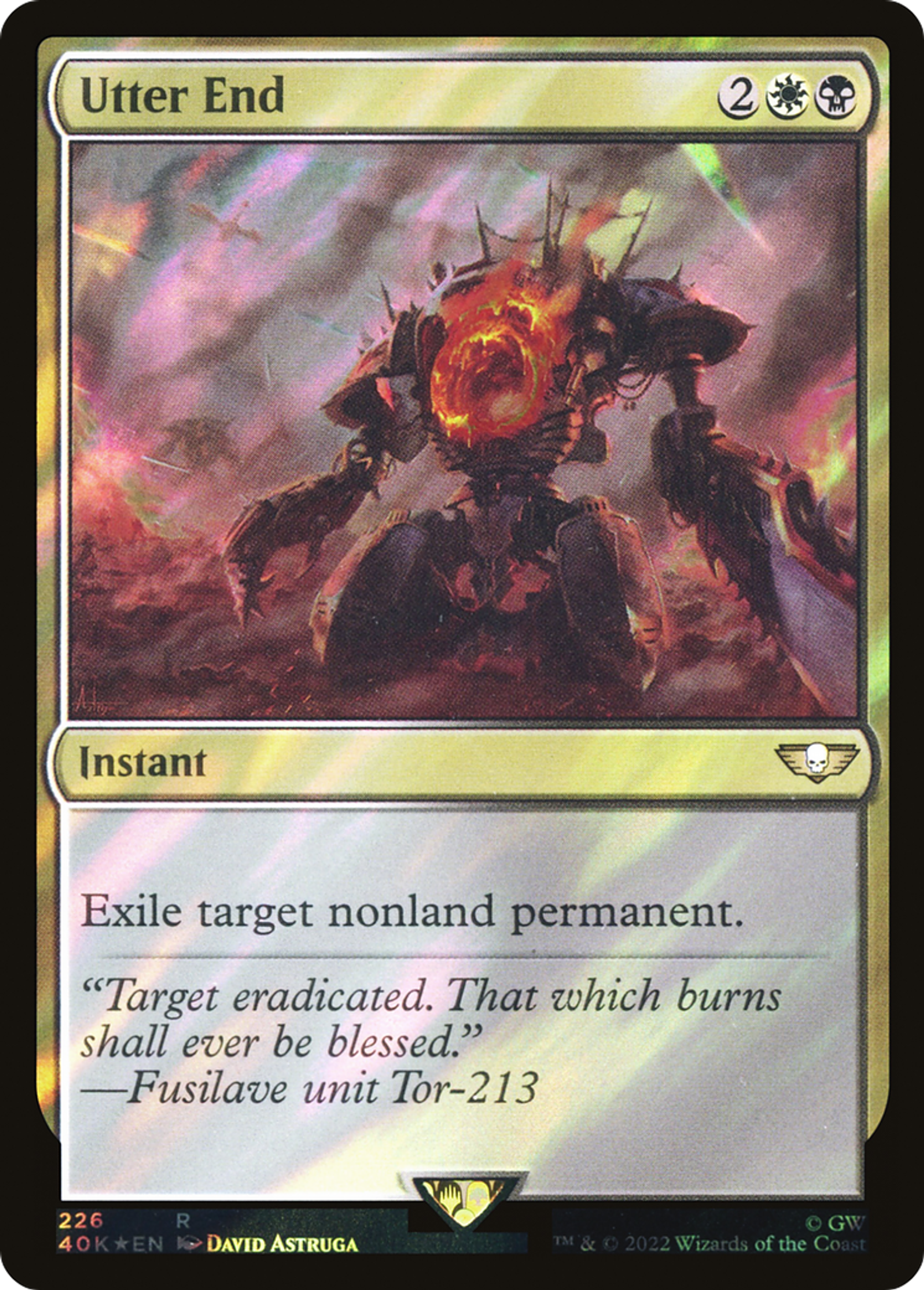 Destruction totale — Warhammer 40,000 Commander — Magic: The Gathering