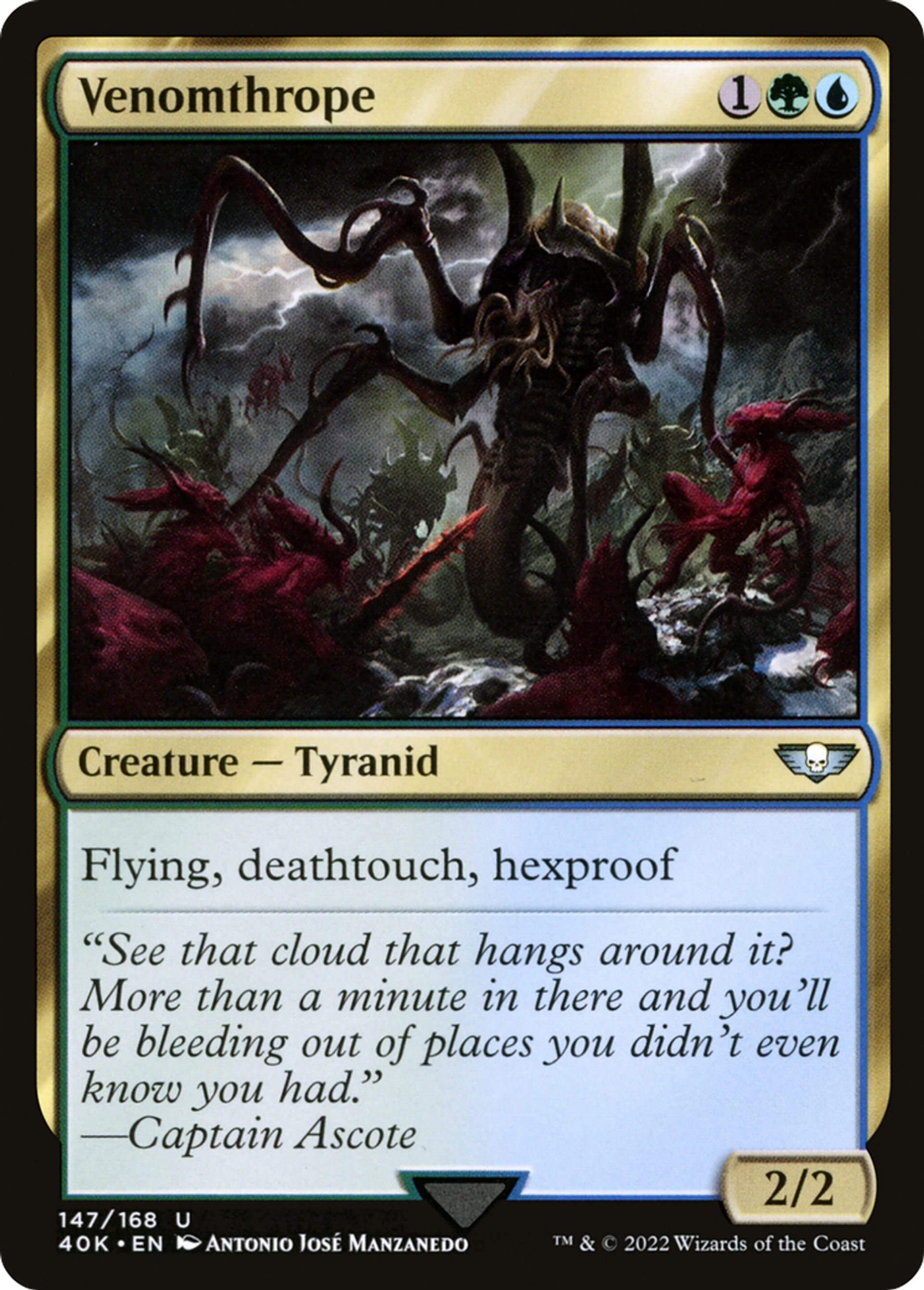Venomthrope — Warhammer 40,000 Commander — Magic: The Gathering