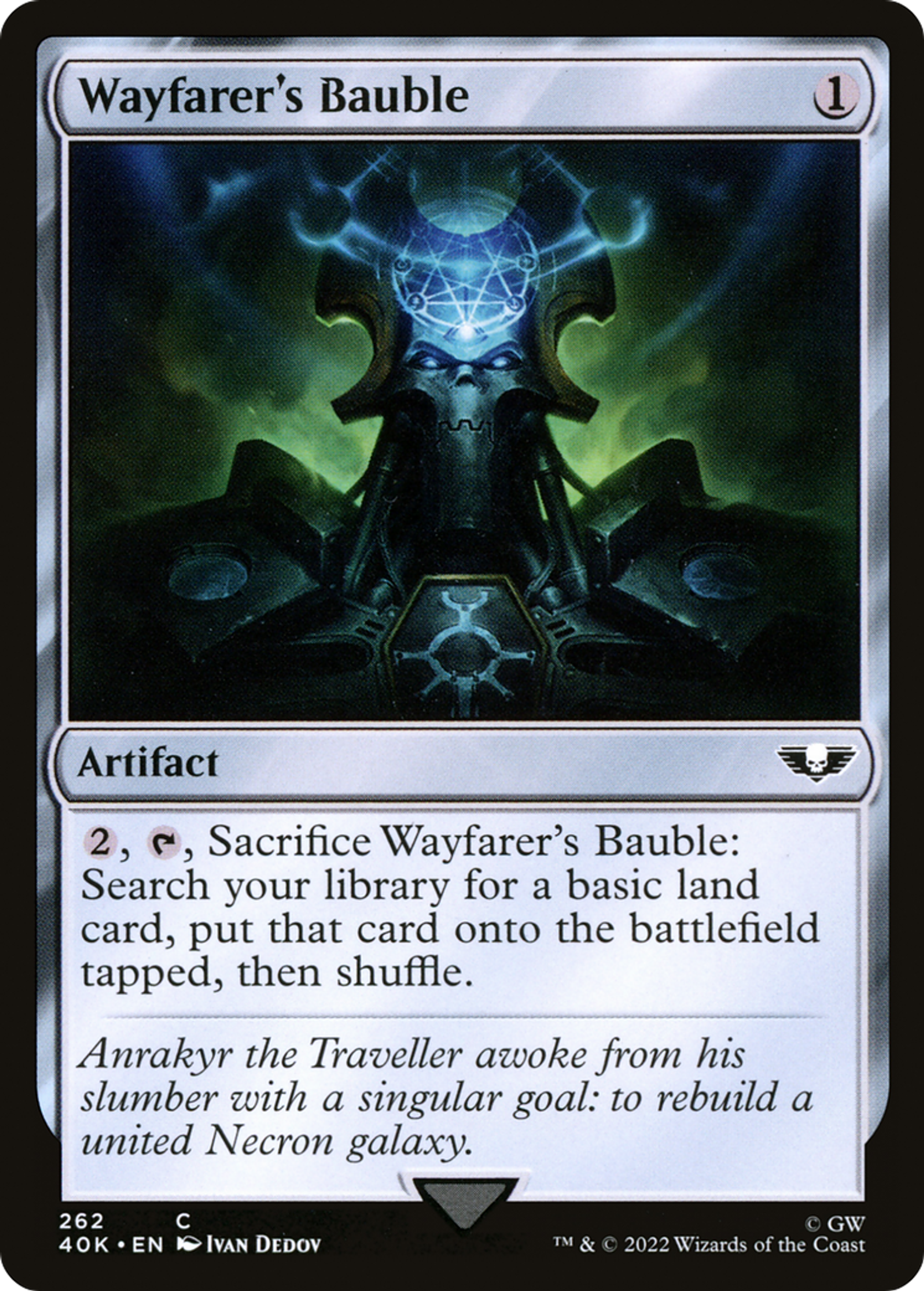 Babiole du voyageur — Warhammer 40,000 Commander — Magic: The Gathering