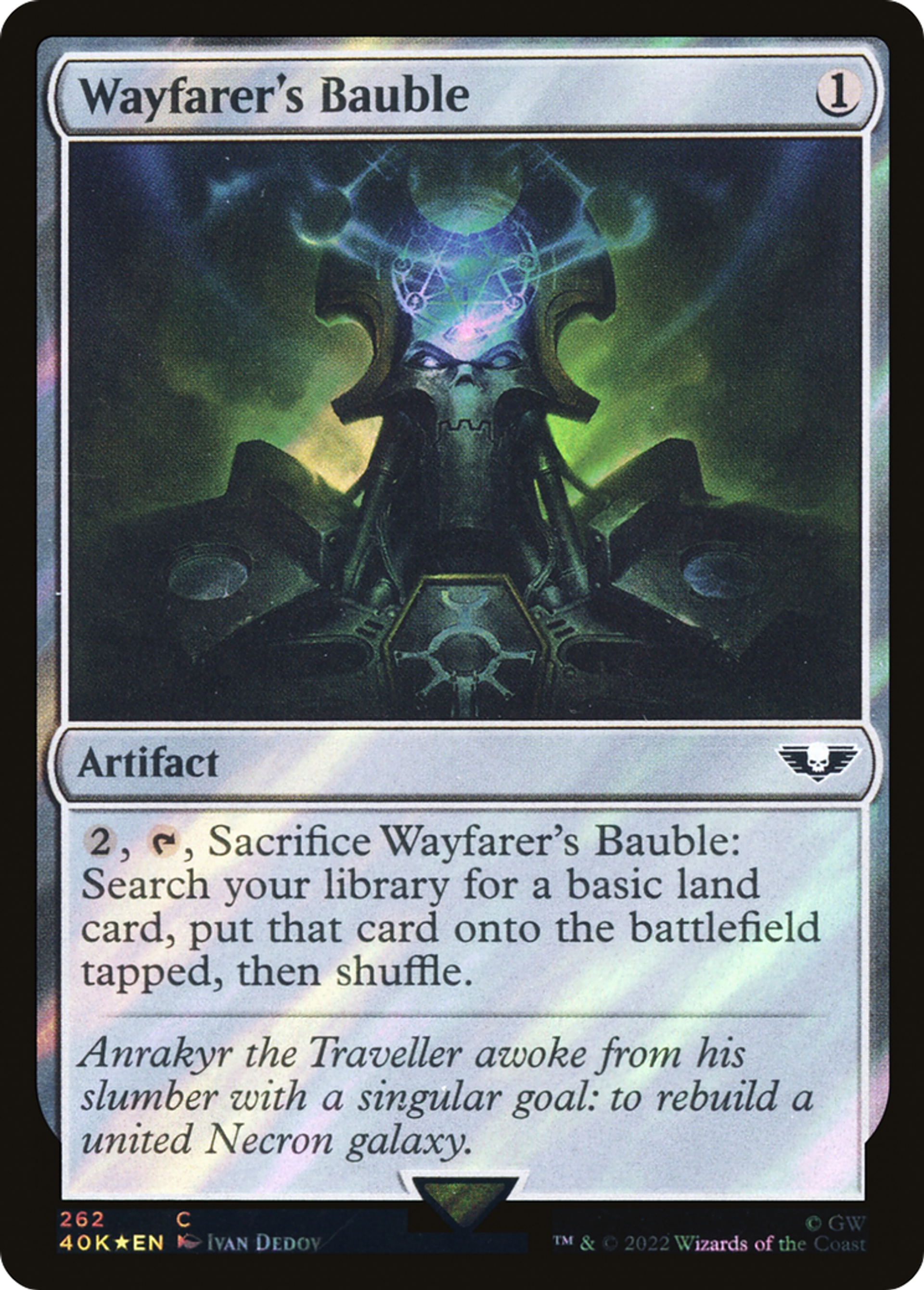 Babiole du voyageur — Warhammer 40,000 Commander — Magic: The Gathering