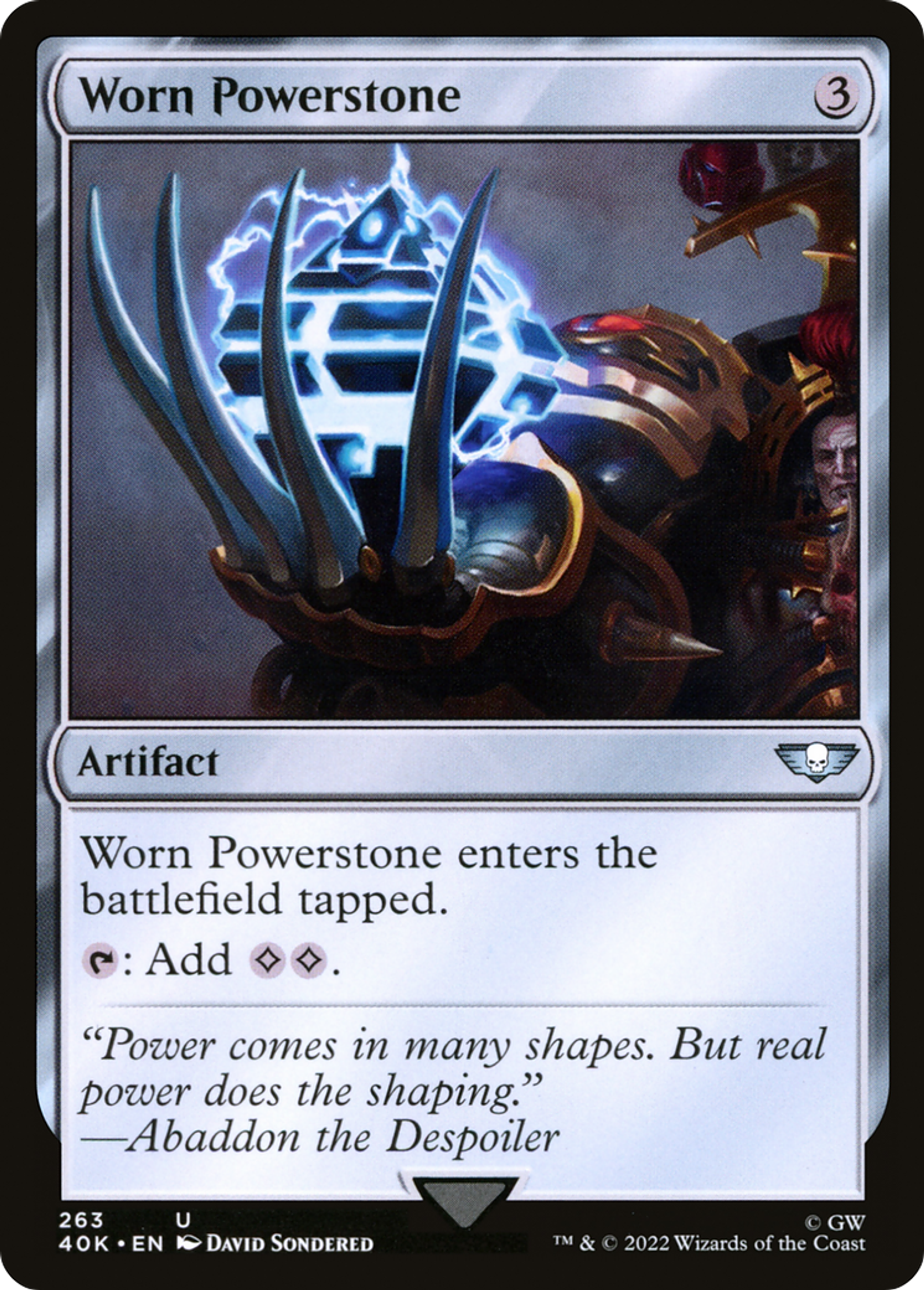 Lithoforce usée — Warhammer 40,000 Commander — Magic: The Gathering