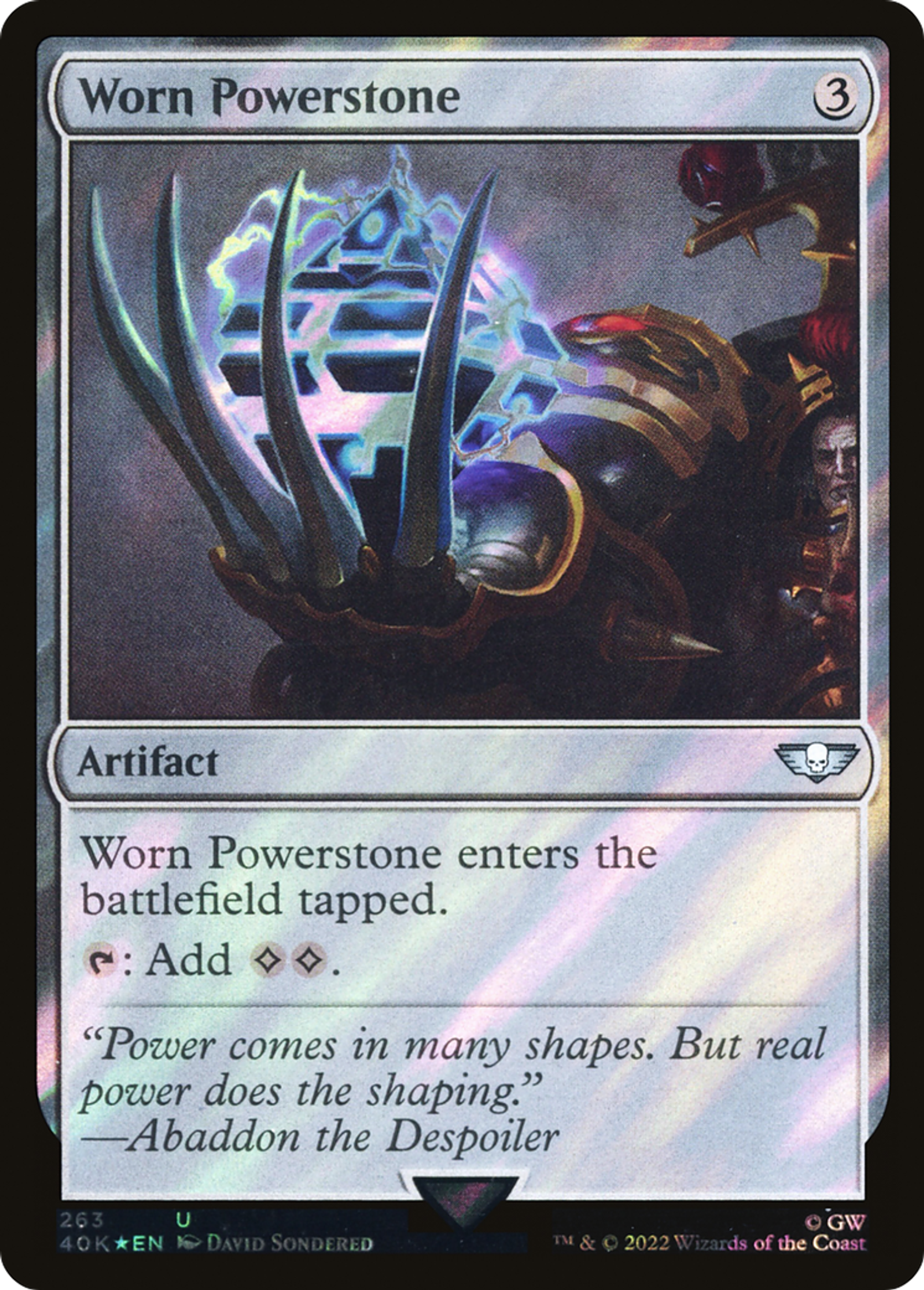 Lithoforce usée — Warhammer 40,000 Commander — Magic: The Gathering