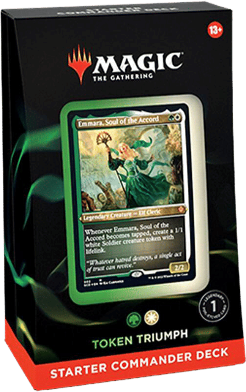 Deck Commander Starter Token Triumph from Starter Commander Decks - Magic: The Gathering