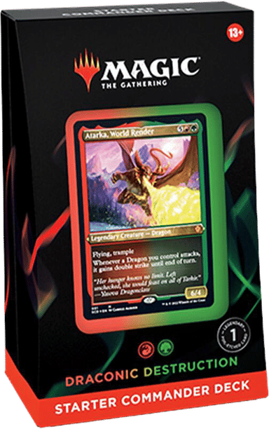 Product image for Starter Commander Deck Draconic Destruction