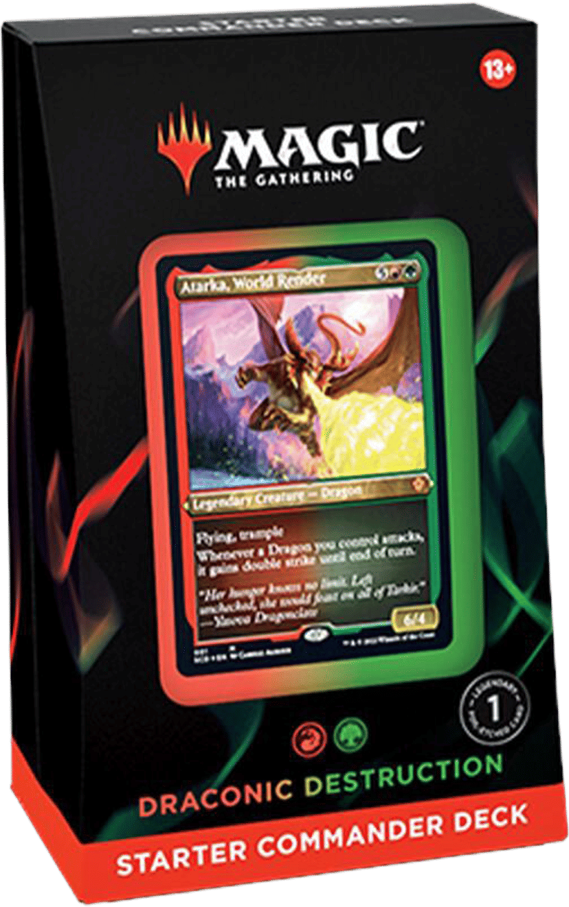 Deck Commander Starter Draconic Destruction from Starter Commander Decks - Magic: The Gathering
