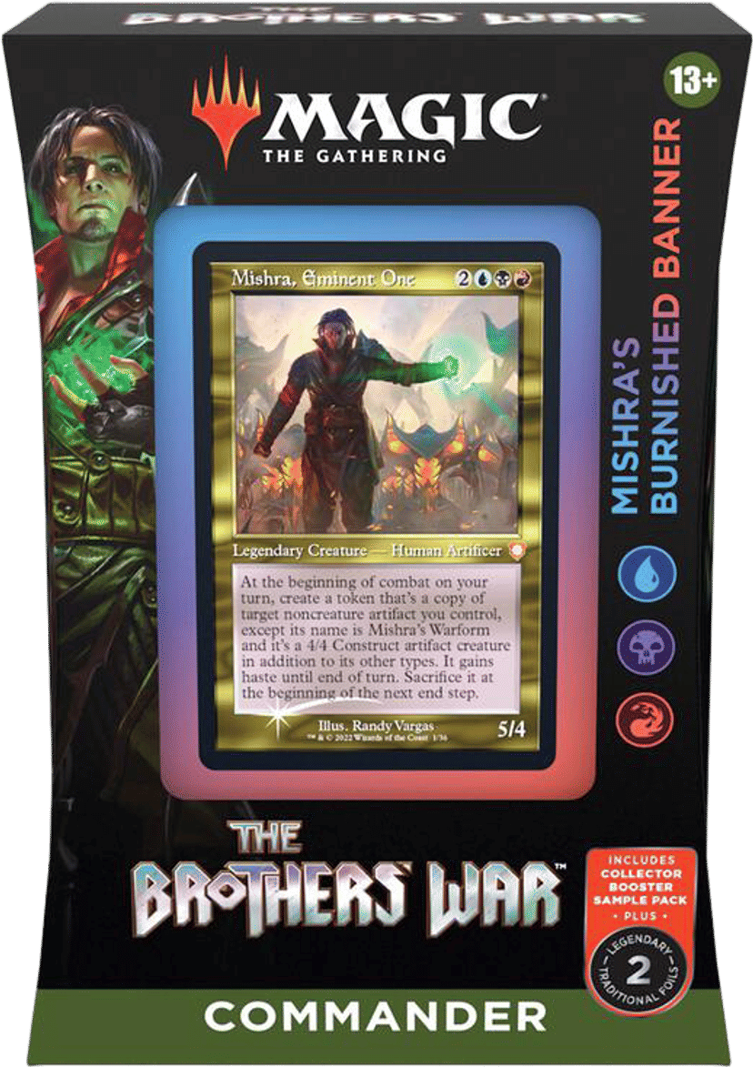 The Brothers' War Commander Deck Mishras Burnished Banner from The Brothers' War Commander - Magic: The Gathering