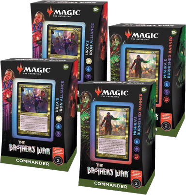 Product image for The Brothers' War Commander Deck Display