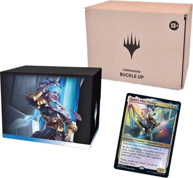 Product image for Kamigawa Neon Dynasty Commander Deck Buckle Up Minimal Packaging