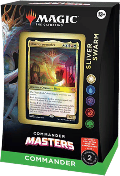 Product image for Commander Masters Commander Deck Sliver Swarm