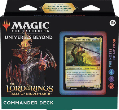 Product image for The Lord of the Rings Tales of Middle earth Commander Deck The Hosts of Mordor