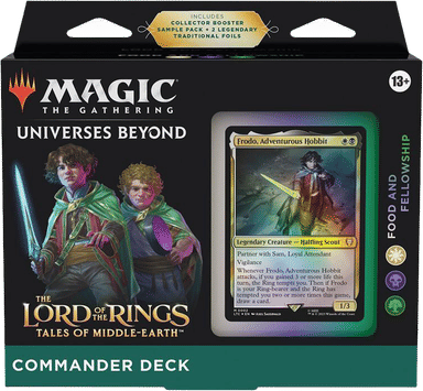 Product image for The Lord of the Rings Tales of Middle earth Commander Deck Food and Fellowship