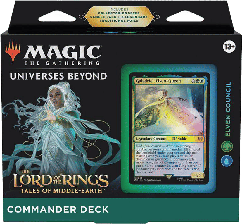 The Lord of the Rings Tales of Middle earth Commander Deck Elven Council from Tales of Middle-earth Commander - Magic: The Gathering