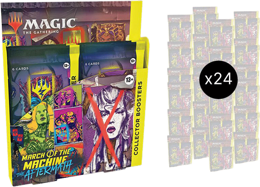 March of the Machine The Aftermath Collector Booster Box Case from March of the Machine: The Aftermath - Magic: The Gathering