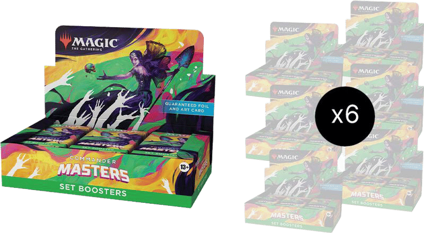 Commander Masters Set Booster Box Case from Commander Masters - Magic: The Gathering