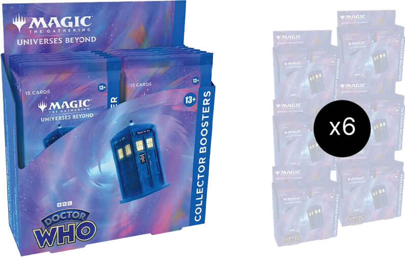 Doctor Who Collector Booster Box Case from Doctor Who - Magic: The Gathering
