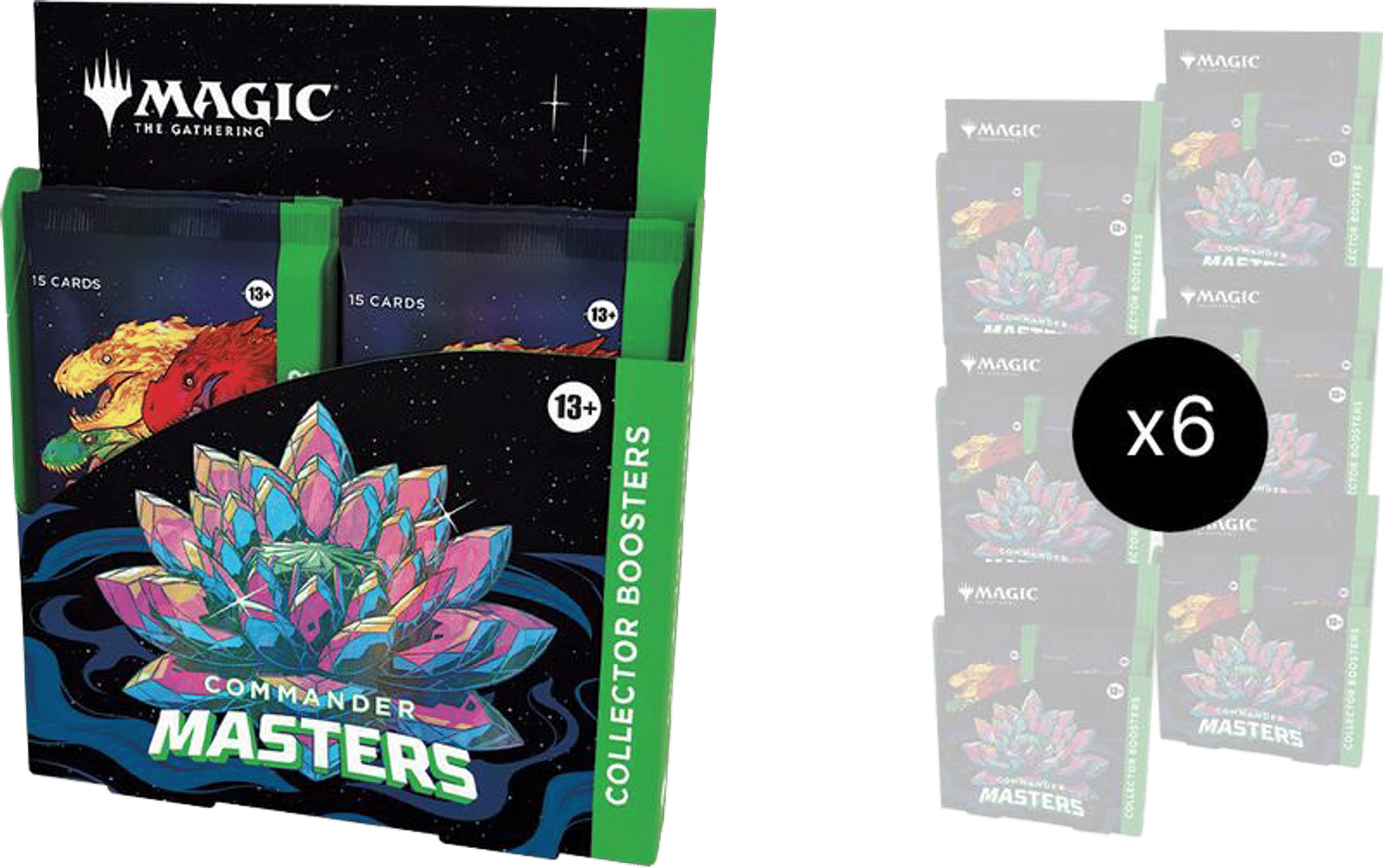 Product image for Commander Masters Collector Booster Box Case