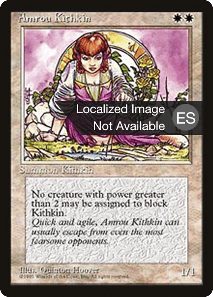 Amrou Kithkin — Fourth Edition Foreign Black Border — Magic: The Gathering