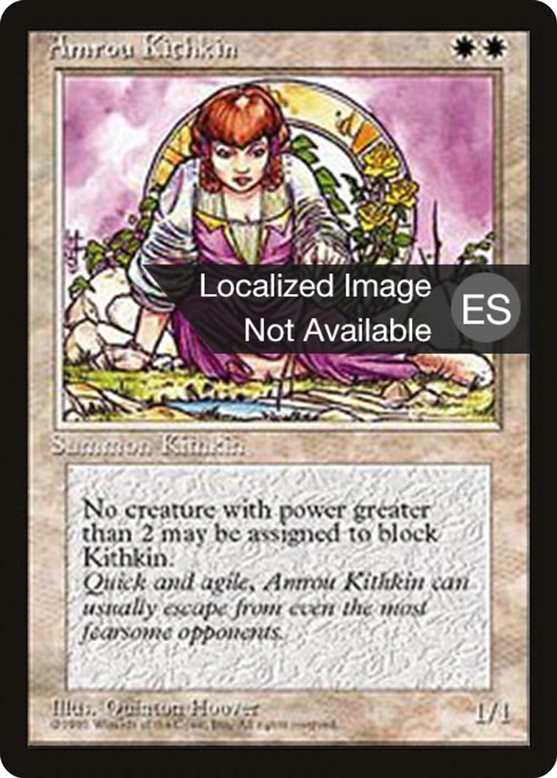 Amrou Kithkin — Fourth Edition Foreign Black Border — Magic: The Gathering