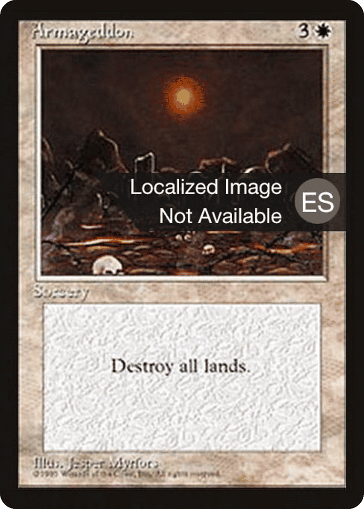 Armageddon — Fourth Edition Foreign Black Border — Magic: The Gathering