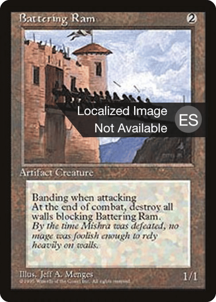 Battering Ram — Fourth Edition Foreign Black Border — Magic: The Gathering
