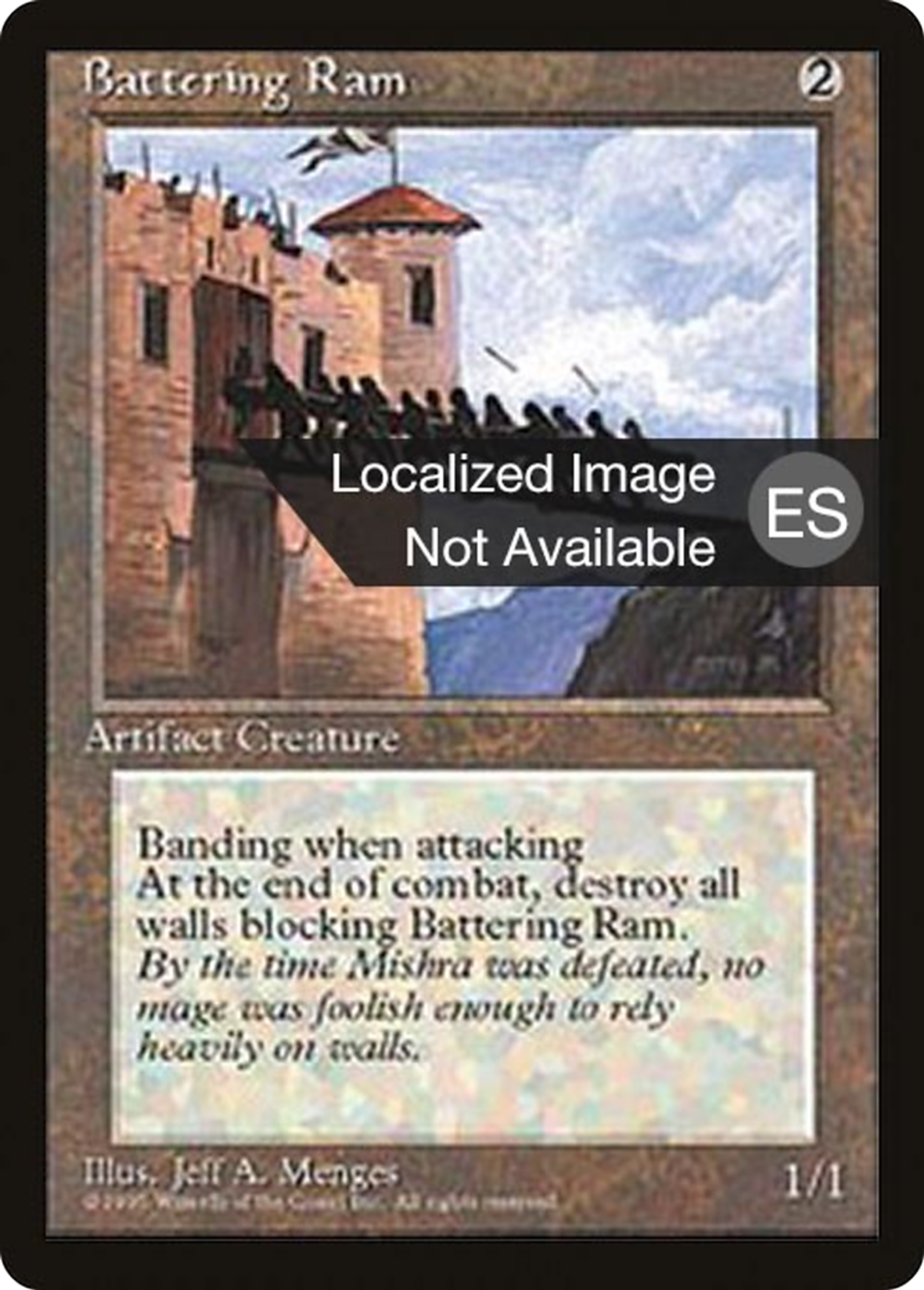 Battering Ram — Fourth Edition Foreign Black Border — Magic: The Gathering