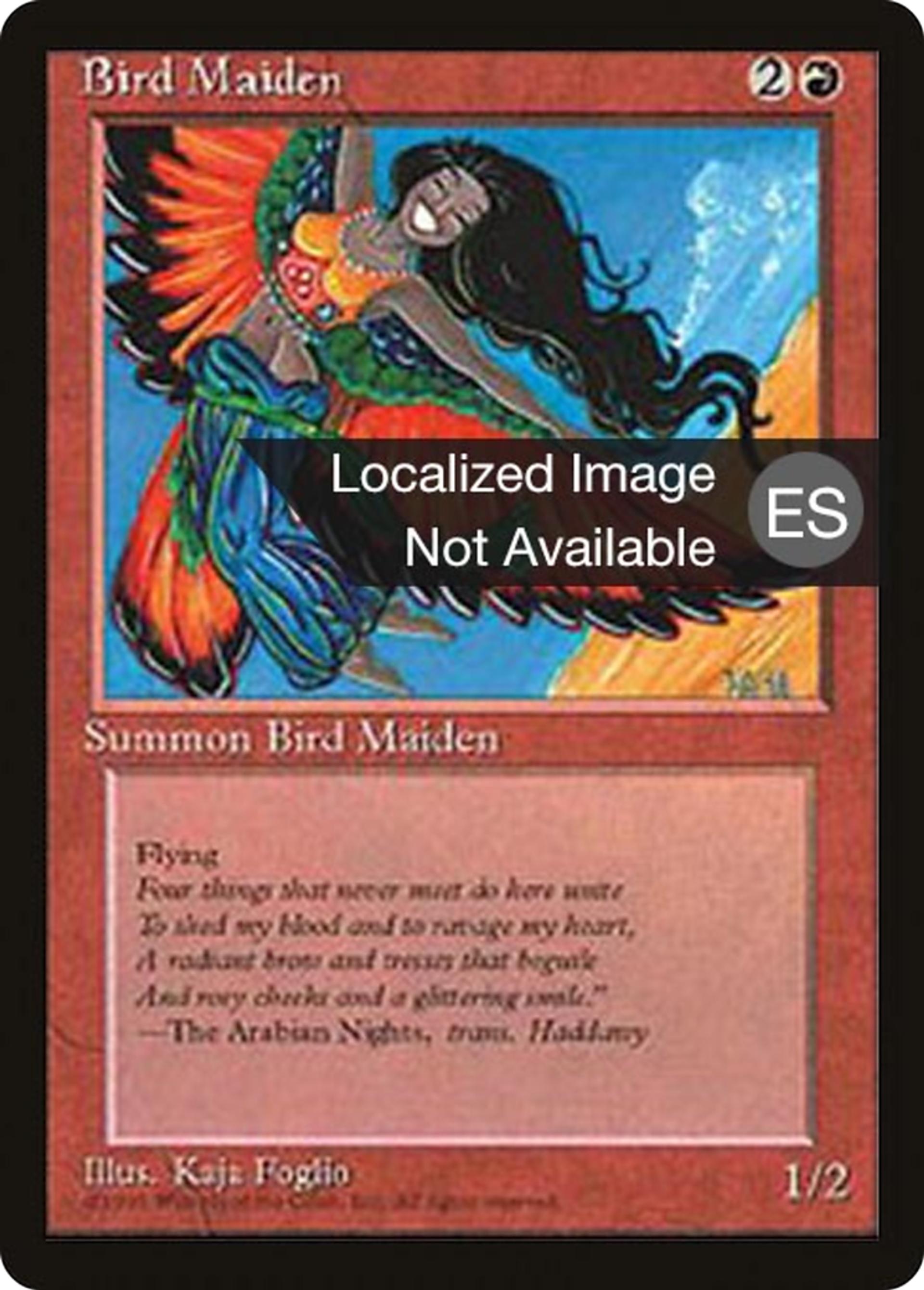Bird Maiden — Fourth Edition Foreign Black Border — Magic: The Gathering